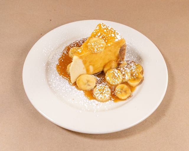 Bananas Foster Cheesecake.